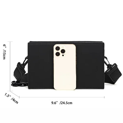 Minimalist Chain Box Shoulder Bag