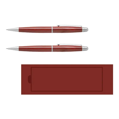 Terrific Timber-4 Pen and Pencil Set in Wooden Box