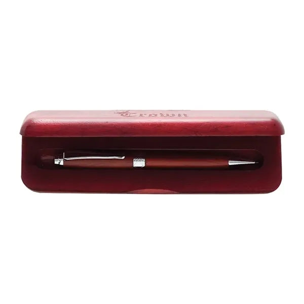 Terrific Timber-3 Ballpoint Pen in Wooden Box