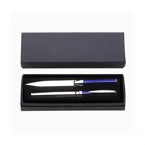 Tudor Series Letter Opener and Pen with Velvet Box