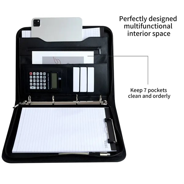 Portfolio Folder Zipper Bag