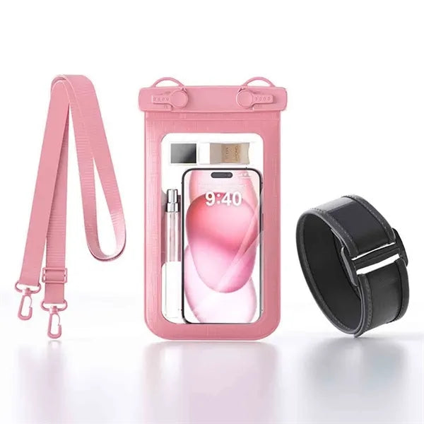 Outdoor Waterproof Phone Pouch With Armband