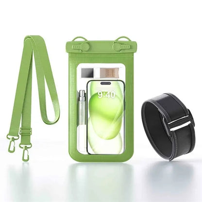 Outdoor Waterproof Phone Pouch With Armband