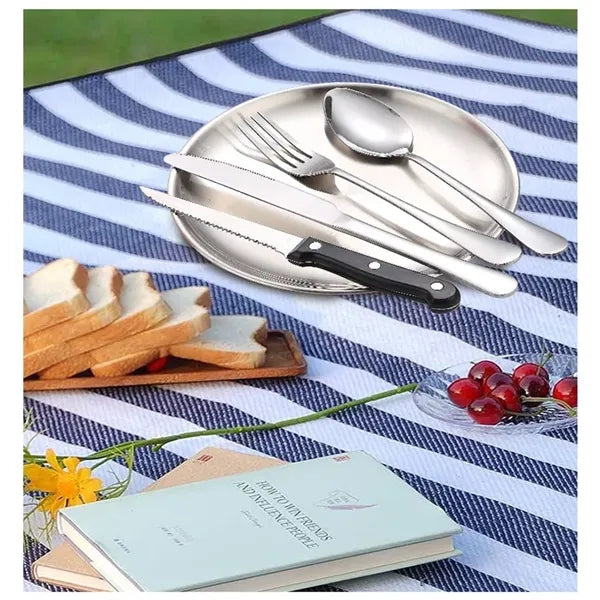 Custom Stainless Steel Travel Cutlery Kit for Two
