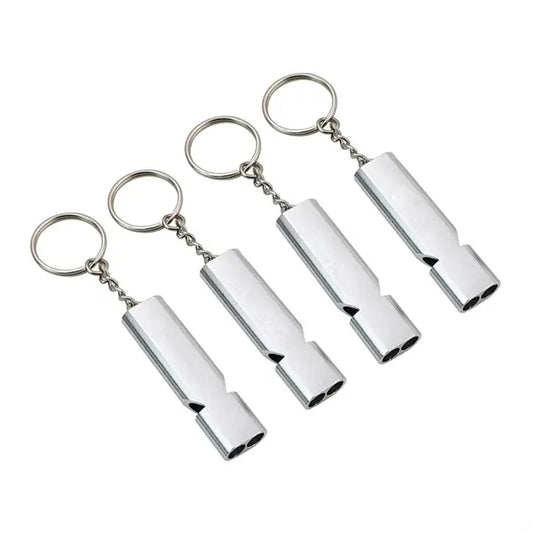 Double-Tube Survival Whistle for Outdoor