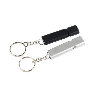 Double-Tube Survival Whistle for Outdoor