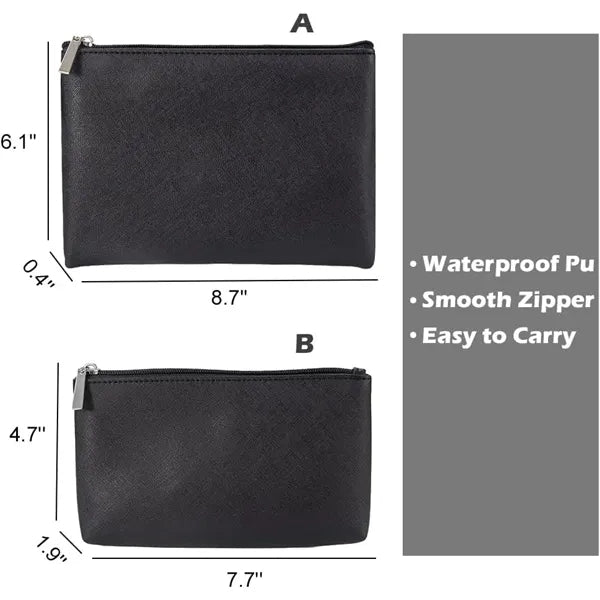 PU Makeup Bag with Zipper