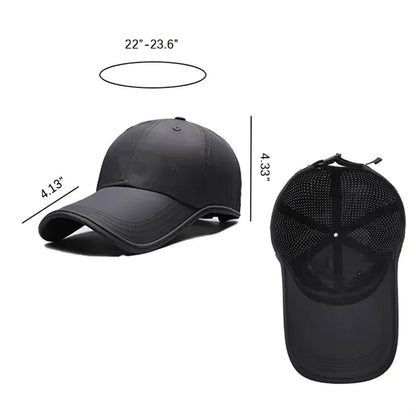 Unisex Summer Sun Protection Quick-Dry Baseball Cap