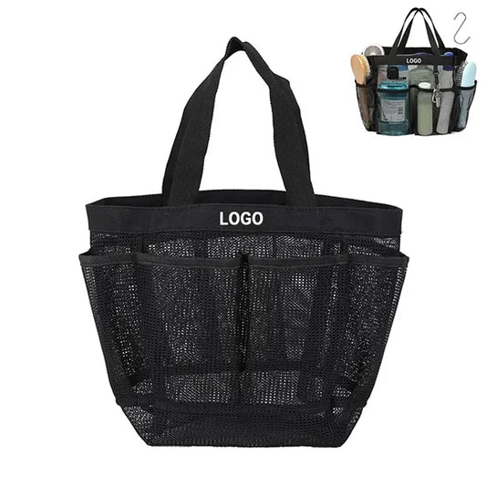 Quick Dry Hanging Shower Bag with 9 Pockets