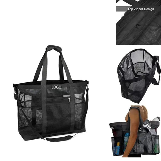 Extra Large Mesh Beach Pool Tote Bag