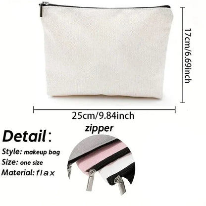 9.8'' Canvas Zipper Bag