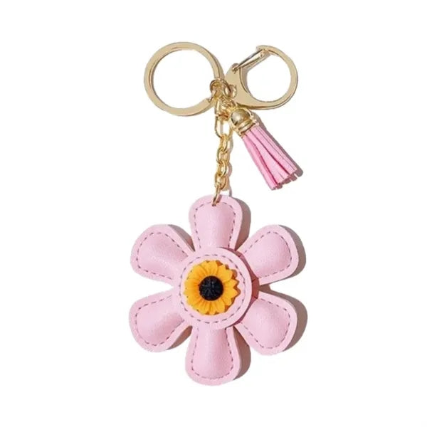 Sunflower keychain