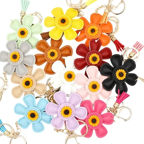 Sunflower keychain