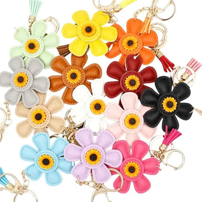 Sunflower keychain