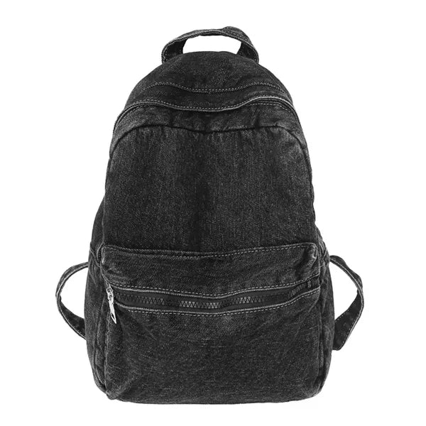 Denim backpack