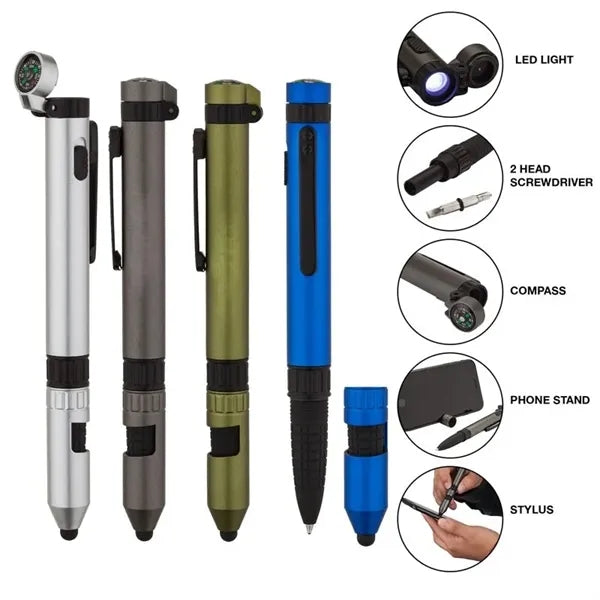 Multi-Tool Pen With LED Light