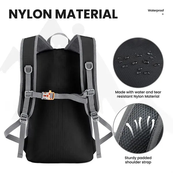 Ultralight Packable Foldable Travel Camping Sports Backpack