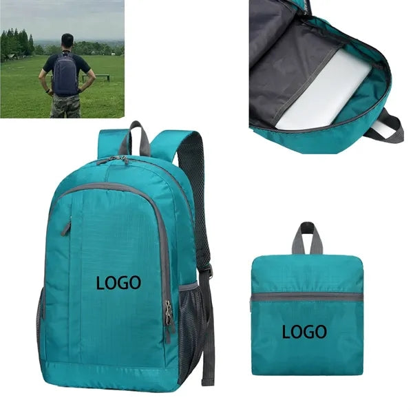 Foldable Daypack Large Capacity Solid Computer Backpack