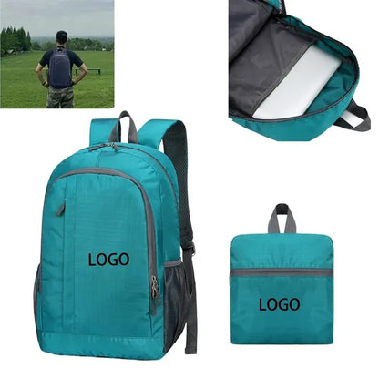 Foldable Daypack Large Capacity Solid Computer Backpack