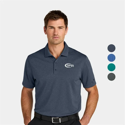 Nike Dri-FIT Smooth Heather Polo w/ Screen Print 4.4 oz.