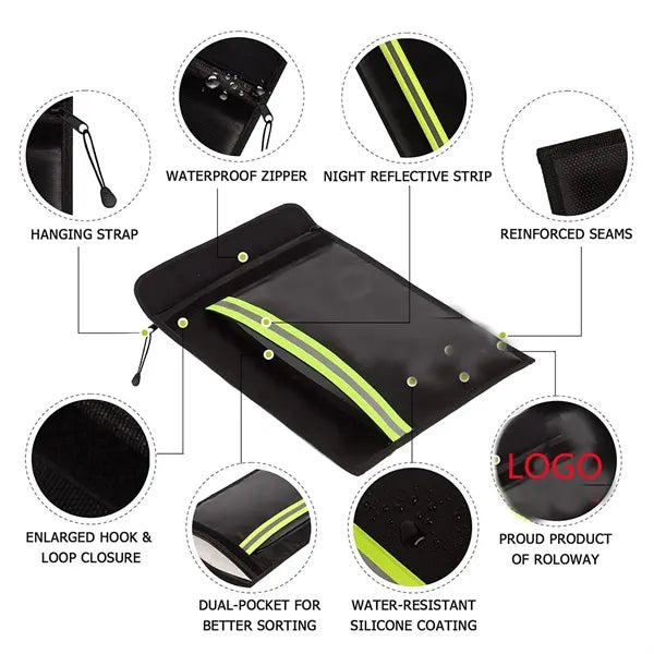 Two Pockets Fireproof Document Bag
