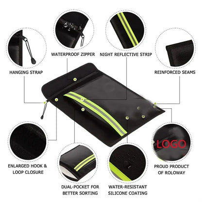 Two Pockets Fireproof Document Bag