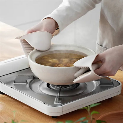 Silicone Heat-Resistant Cooking Mitts