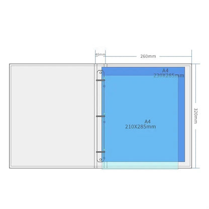 Recyclable Material View Binder