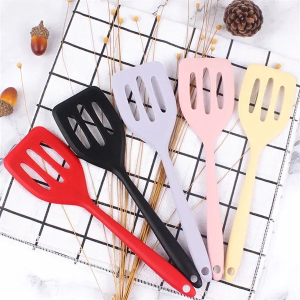 Heat-Resistant Silicone Slotted Turner