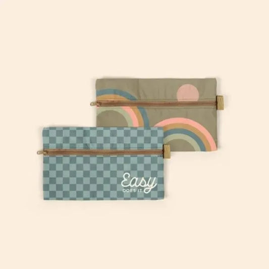 ZIP FRONT POUCHES - 4CP NYLON - MEDIUM