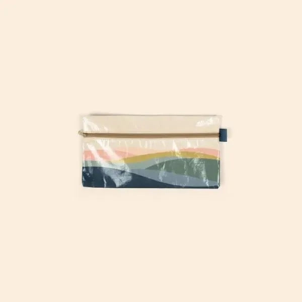 ZIP FRONT POUCHES - LAMINATED NON-WOVEN RPET - MEDIUM