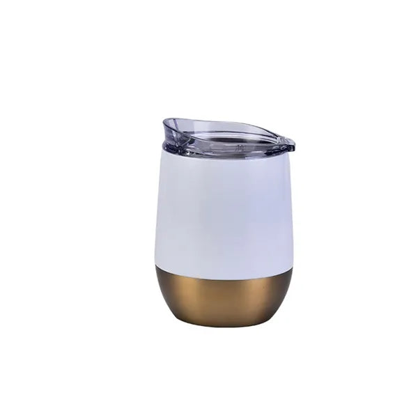 12oz. Stainless Steel Wine Tumbler With Lid Insulated
