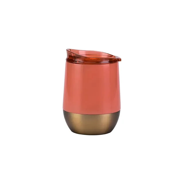 12oz. Stainless Steel Wine Tumbler With Lid Insulated
