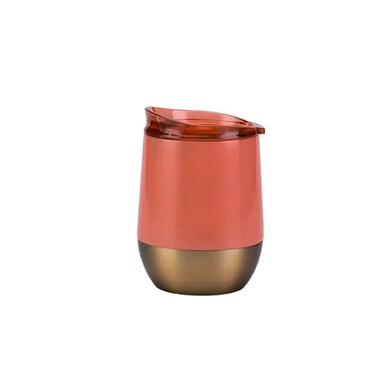 12oz. Stainless Steel Wine Tumbler With Lid Insulated