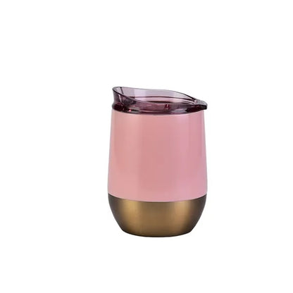 12oz. Stainless Steel Wine Tumbler With Lid Insulated