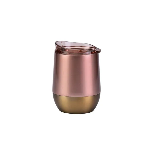 12oz. Stainless Steel Wine Tumbler With Lid Insulated