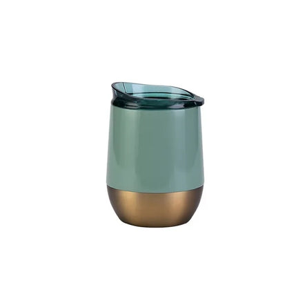 12oz. Stainless Steel Wine Tumbler With Lid Insulated