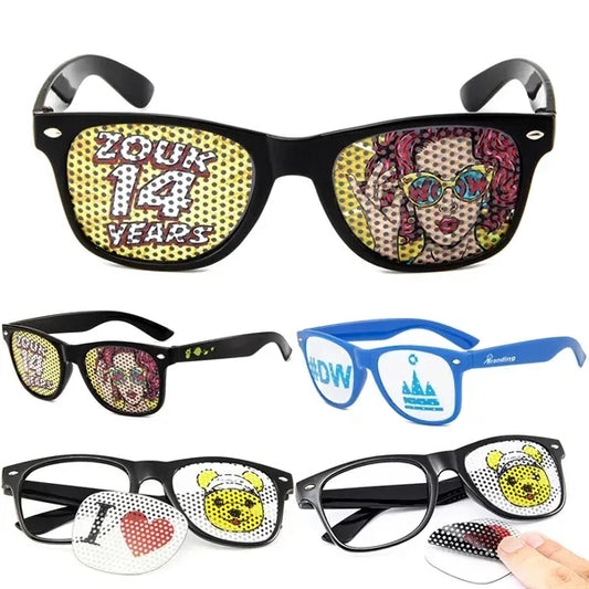 Custom Stickers Pinhole Glasses