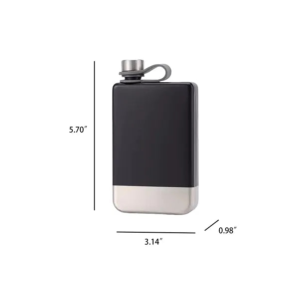 Stainless Steel Pocket 8oz. Portable Hip Flask
