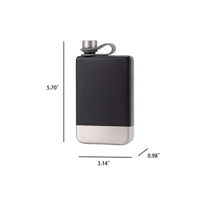 Stainless Steel Pocket 8oz. Portable Hip Flask