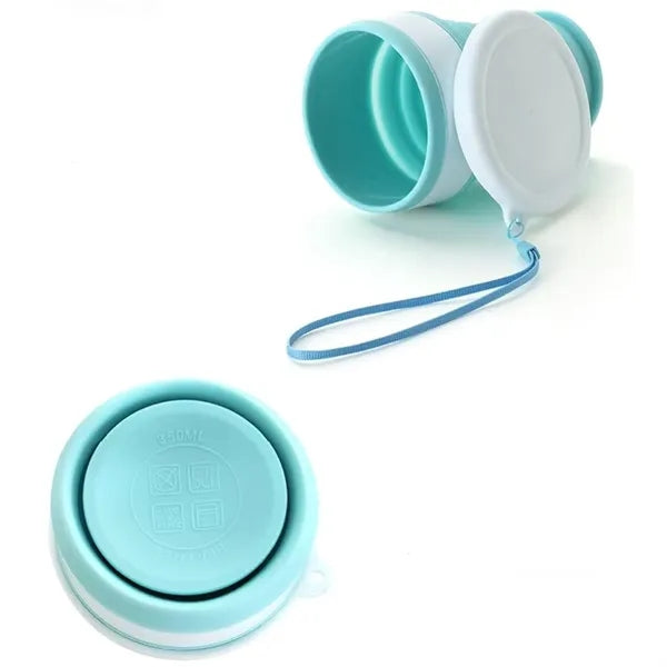 11oz.Collapsible Silicone Travel Cup Lid Portable Drinking M