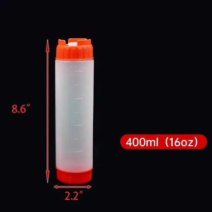 16 oz Inverted Plastic Sauces Squeeze Bottles