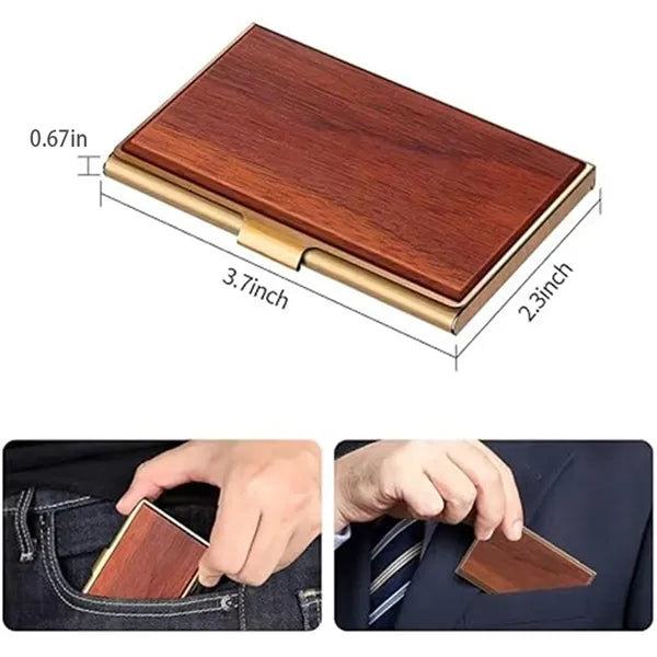 Business Card Case Wood