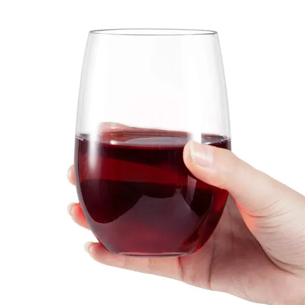 14Oz Drop Resistant Plastic Red Wine Glasses