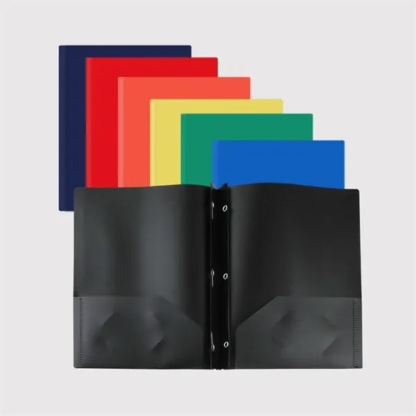 Plastic Two Pocket Folders