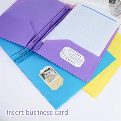 Plastic Two Pocket Folders