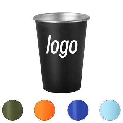 16Oz Stainless Steel Metal Cups