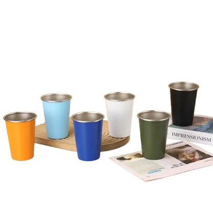 16Oz Stainless Steel Metal Cups
