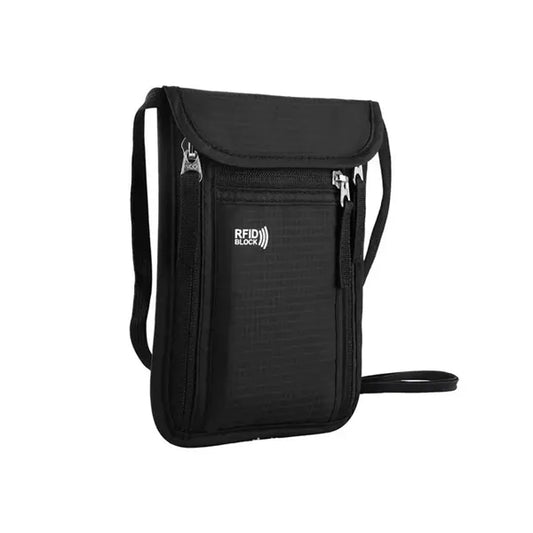 Travel Neck Wallet With Rfid Blocking