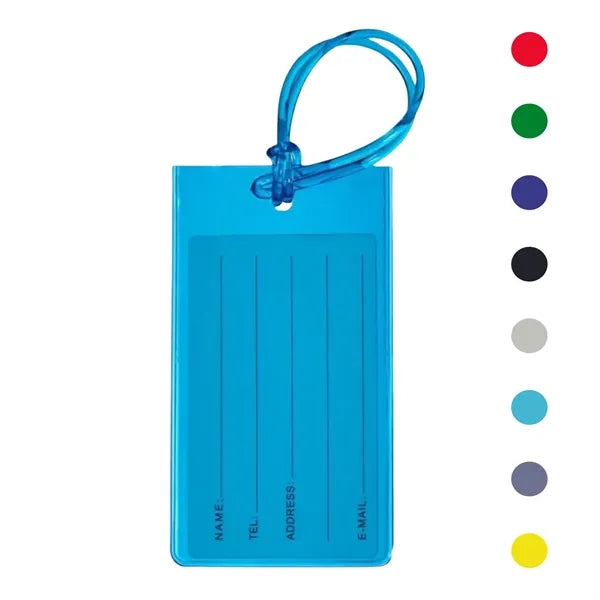 Stylish Clear Pvc Luggage Tag